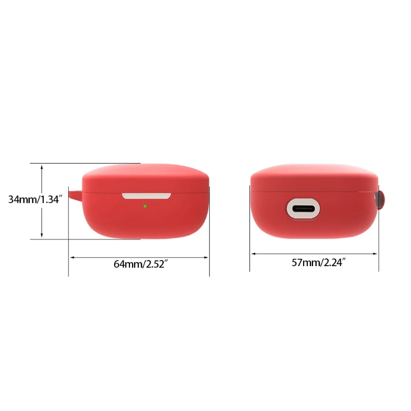 

Washable Soft Silicone Replacement Comipable with QCY T13 Earbuds Cover Outdoor Protective Accessories