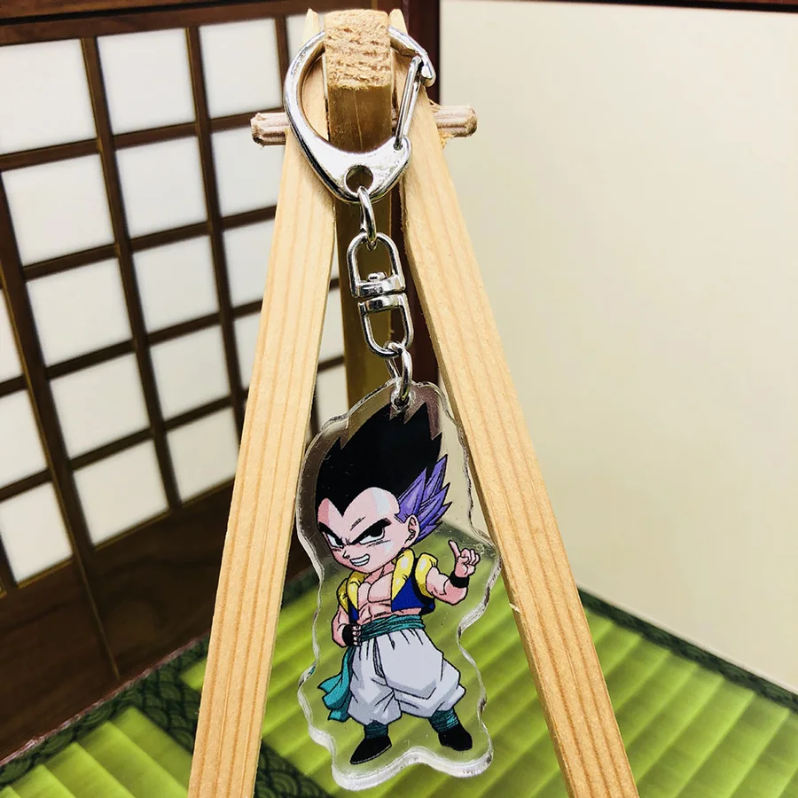 Dragon Ball Z аниме брелок мультфильм Супер Saiyan Goku брелок экшн игрушка Фигурки Коллекция Модель игрушки брелок кольцо брелок