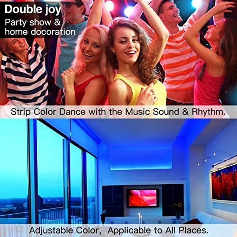 5050 Bluetooth Wi Fi Светодиодная лента 5 м светильник 10/15/20 12 В постоянного тока SMD гибкая
