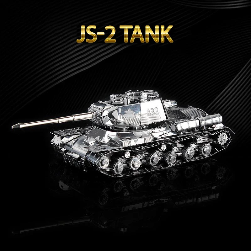 3D головоломка, металлическая модель, набор Mk50 Js-2, танк, атаман, Сборная модель, игрушки, сделай сам, 3D лазерная резка, сборные модели пазлов, игрушки для взрослых