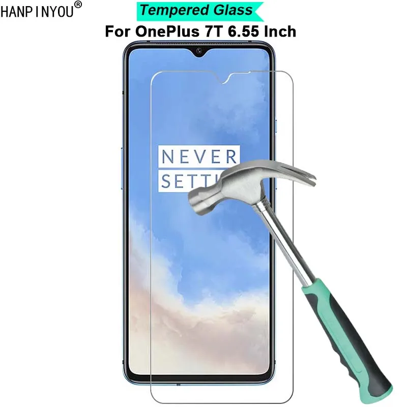

Ультратонкое закаленное защитное стекло для OnePlus 7T One Plus 1 + 7T 6,55 "9H твердость 2.5D Защитная стеклянная пленка для экрана