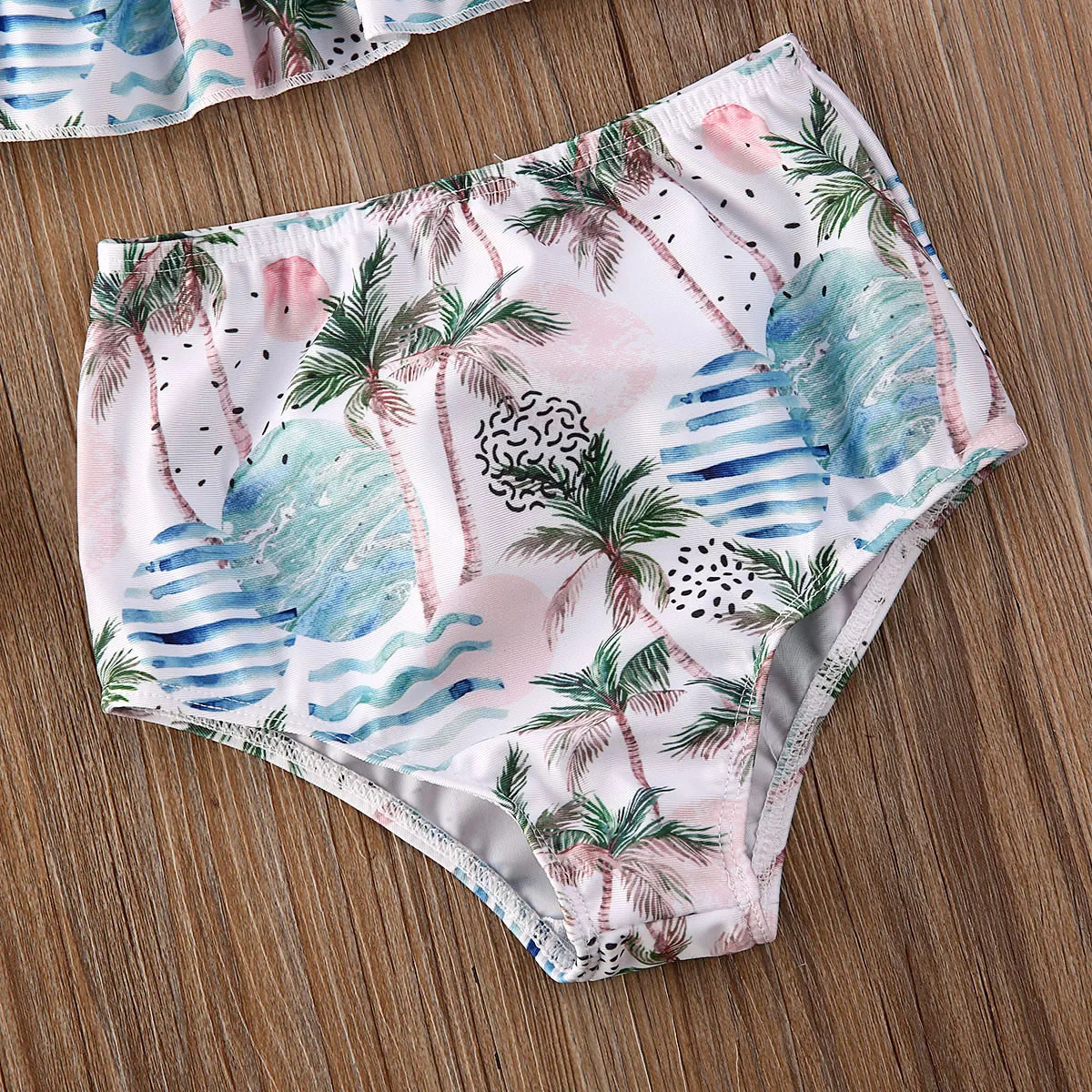 

2Pcs Toddler Kids Baby Girl Flower Swimwear Fashion Sleeveless Summer Bikini Set Tankini Swimsuit Bathing Suit Biquini Beachwear