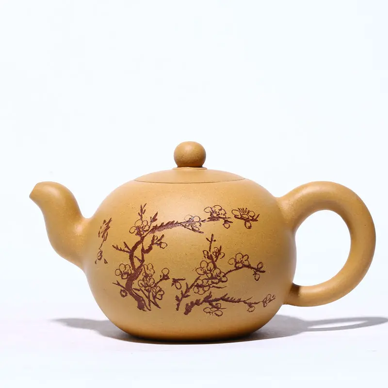 

Yixing purple clay teapot origin pure manual raw ore section mud one grain teapot shop