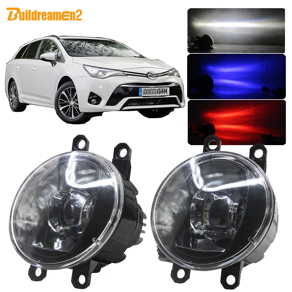 Buildreamen2 для Toyota Avensis 2015 2016 2017 2018 Противотуманные фары Дневные Фары Светильник в