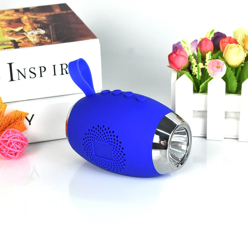 Новый экзотический портативный мини уличный Фонарик Bluetooth динамик беспроводная