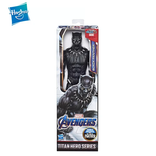 BLACK PANTHER Hasbro Marvel Мстители Бесконечность войны Starforce супер герой 1" эндшпиль Титан герой серии человек паук Железный человек енот Доктор Стрэндж - Цвет: BLACK PANTHER
