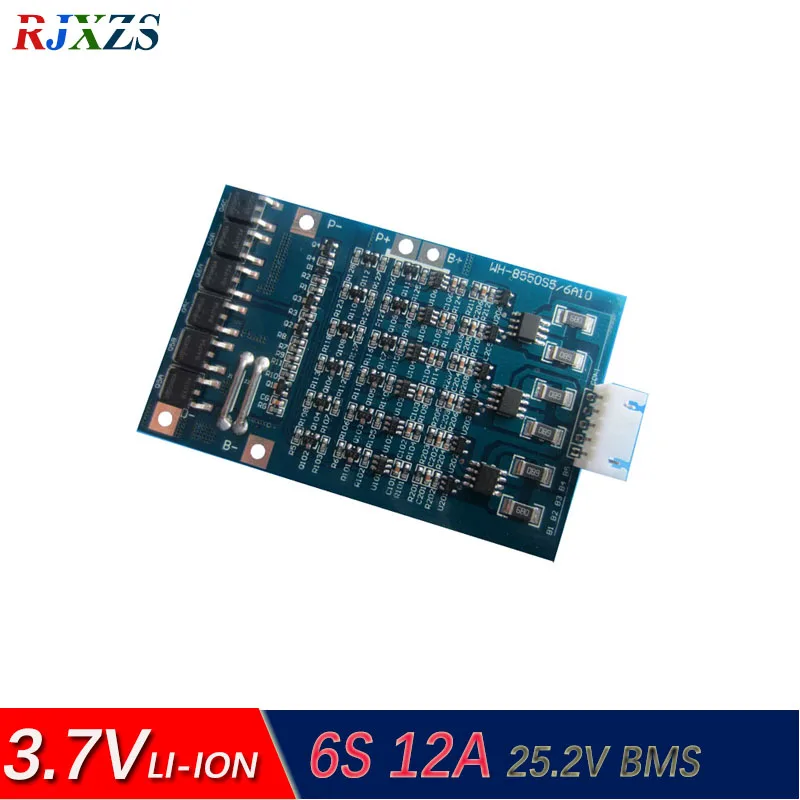 Защитная печатная плата для литий-полимерных аккумуляторов 6S 12 а 25 2 в lipo BMS/PCM/PCB 6