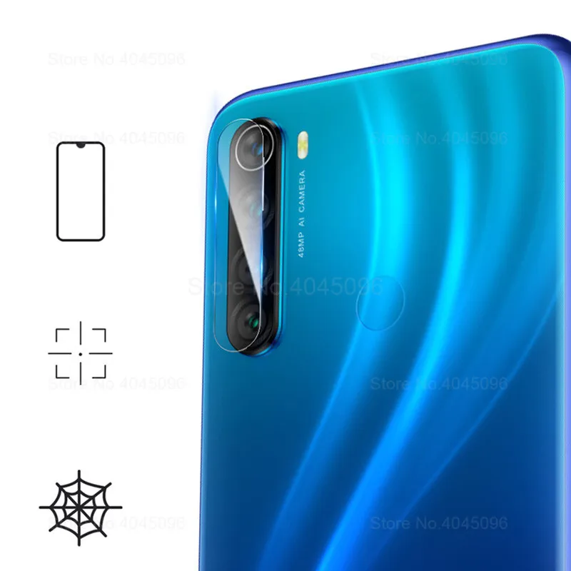 2 шт объектив камеры закаленное стекло для Xiaomi redmi note 8 pro Защитная пленка для экрана Защитная пленка для redmi note 8 pro задняя крышка