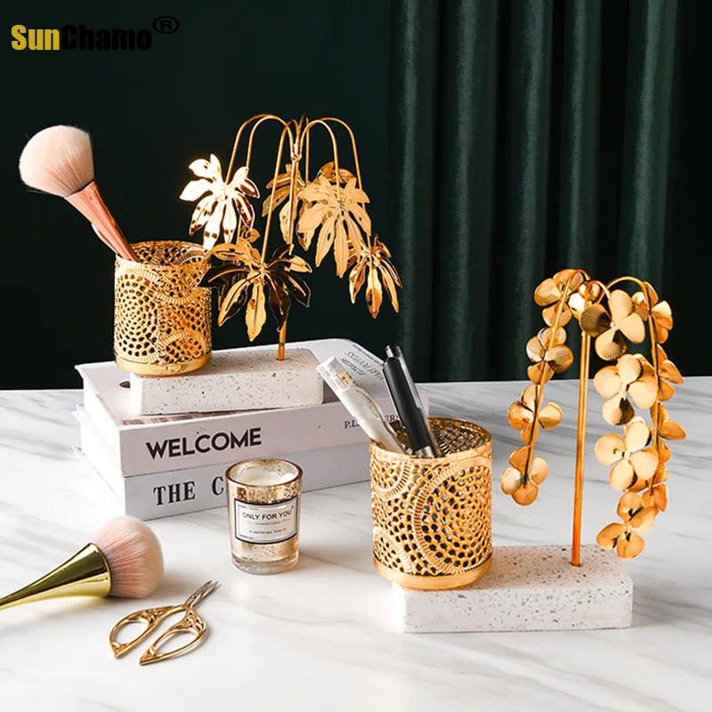 

Креативный металлический Железный Держатель для ручки в скандинавском стиле для дома и офиса