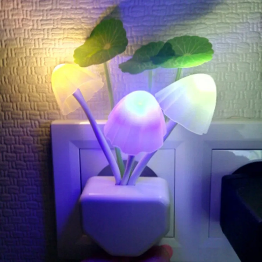 Thrisdar светильник Сенсор гриб светодиодный ночной Светильник Авто заката до