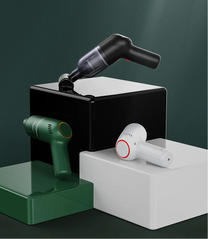 Портативный автомобильный пылесос с 8000Pa Мощное всасывание Беспроводной USB