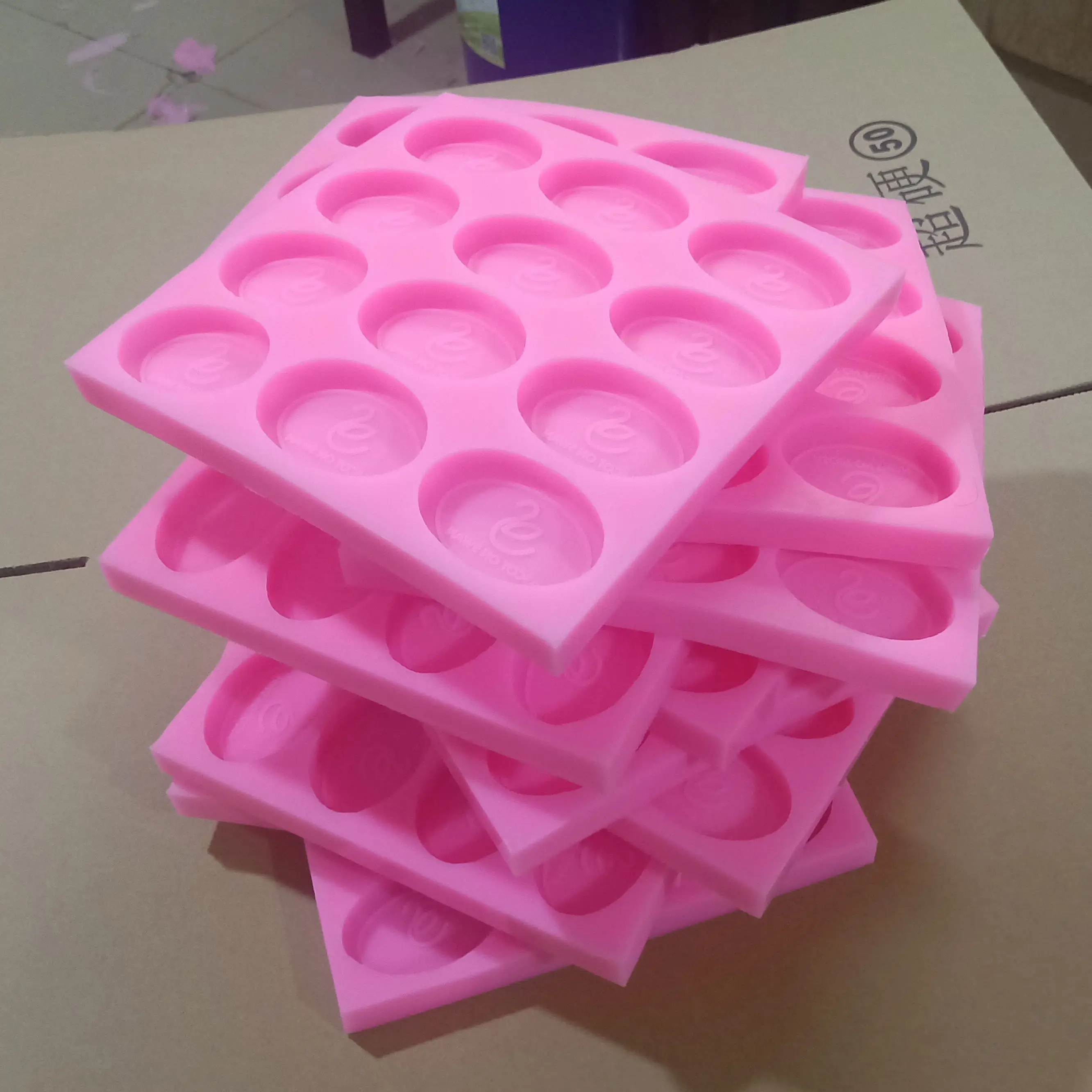 Несколько полостей специальная силиконовая форма отельное кусковое мыло формы