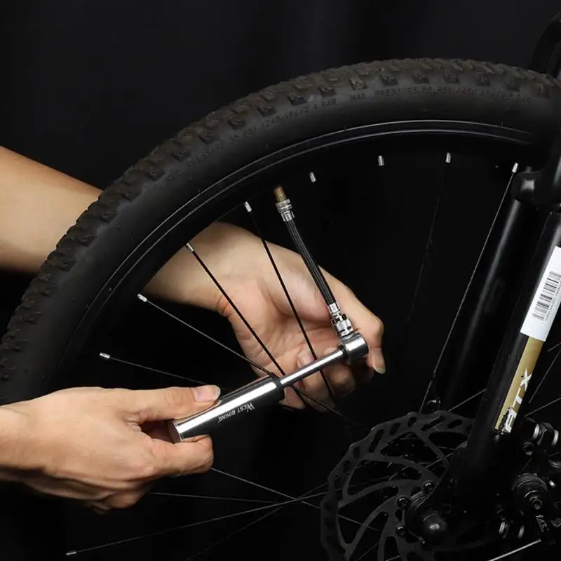 WEST BIKING Mini MTB Горный Дорожный велосипед воздушный насос из алюминиевого сплава
