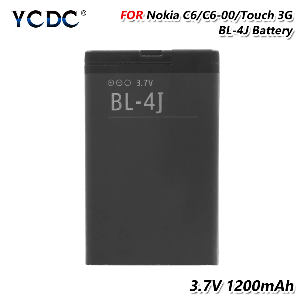 2020 Новый 3 7 V 1200mAh BL 4J BL4J аккумуляторная батарея телефона для Nokia Lumia 620 C6 00 Touch 3G