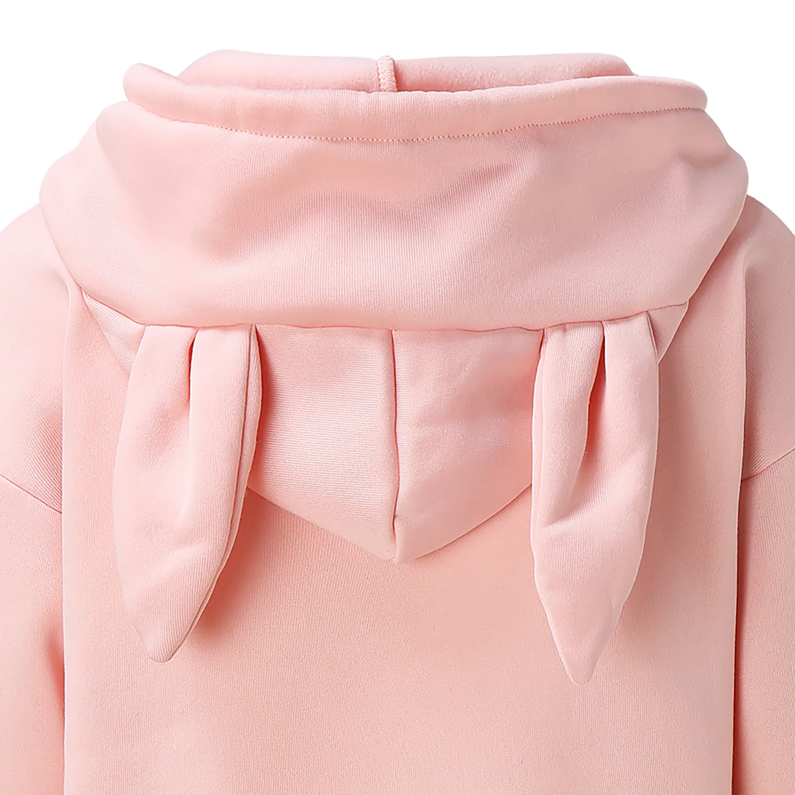 Милый свитшот с капюшоном и кроличьими ушками женские толстовки в стиле