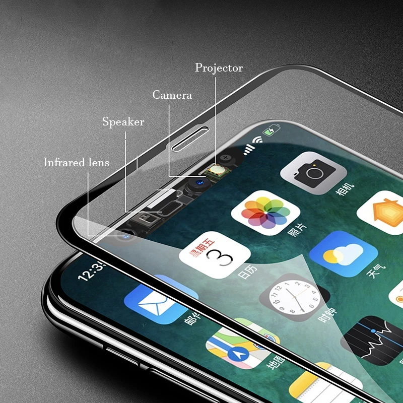 Закаленное защитное стекло 9D с полным покрытием экрана пленка для iPhone 12 11 Pro Max 11Pro