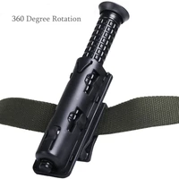 universal 360 degree rotation baton case black stick equipment defensive tool adjustable telescopic rod case cover