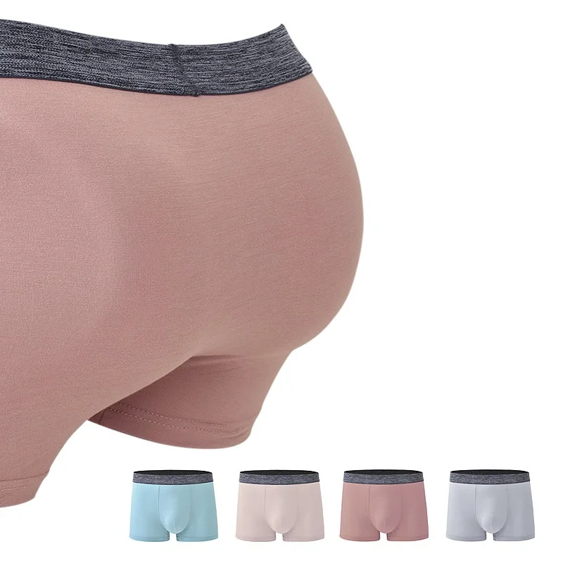 Мужское нижнее белье 4 шт. сексуальные дышащие хлопковые шорты мужские