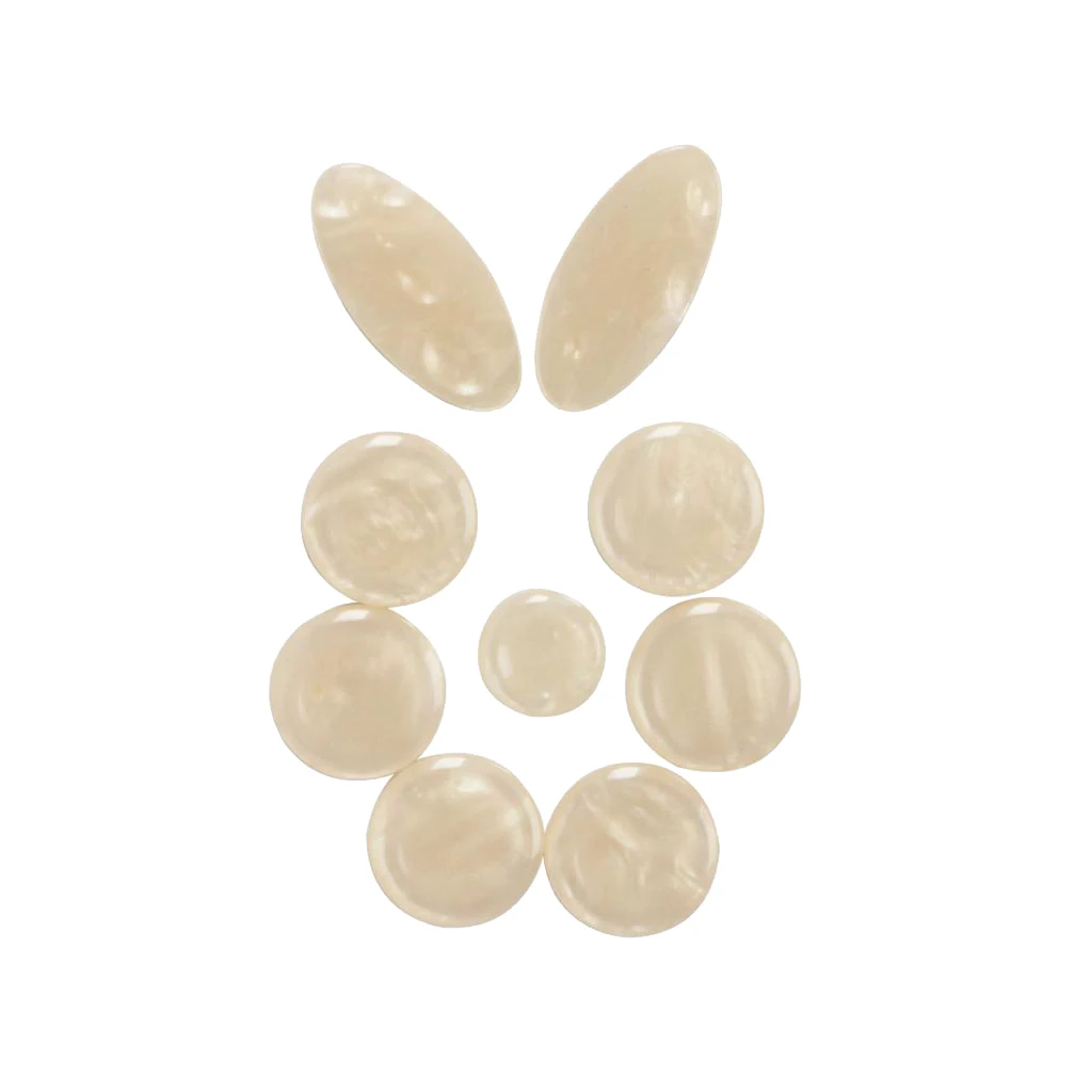 9 Pieces White Shell Key Button Inlays for Alto Tenor Soprano Saxophone Sax | Спорт и развлечения