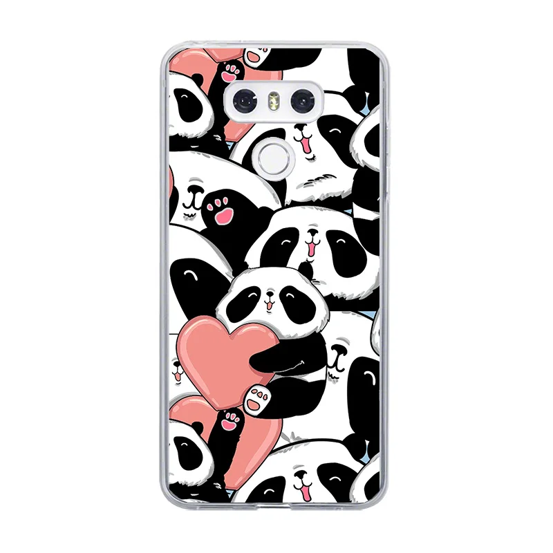 Чехол ciciber Pandas для LG G6 G7 G5 G4 V30 V35 V40 THINQ TPU K10 K8 K7 K4 2017 2018 K9 K11 Plus мягкий чехол телефона