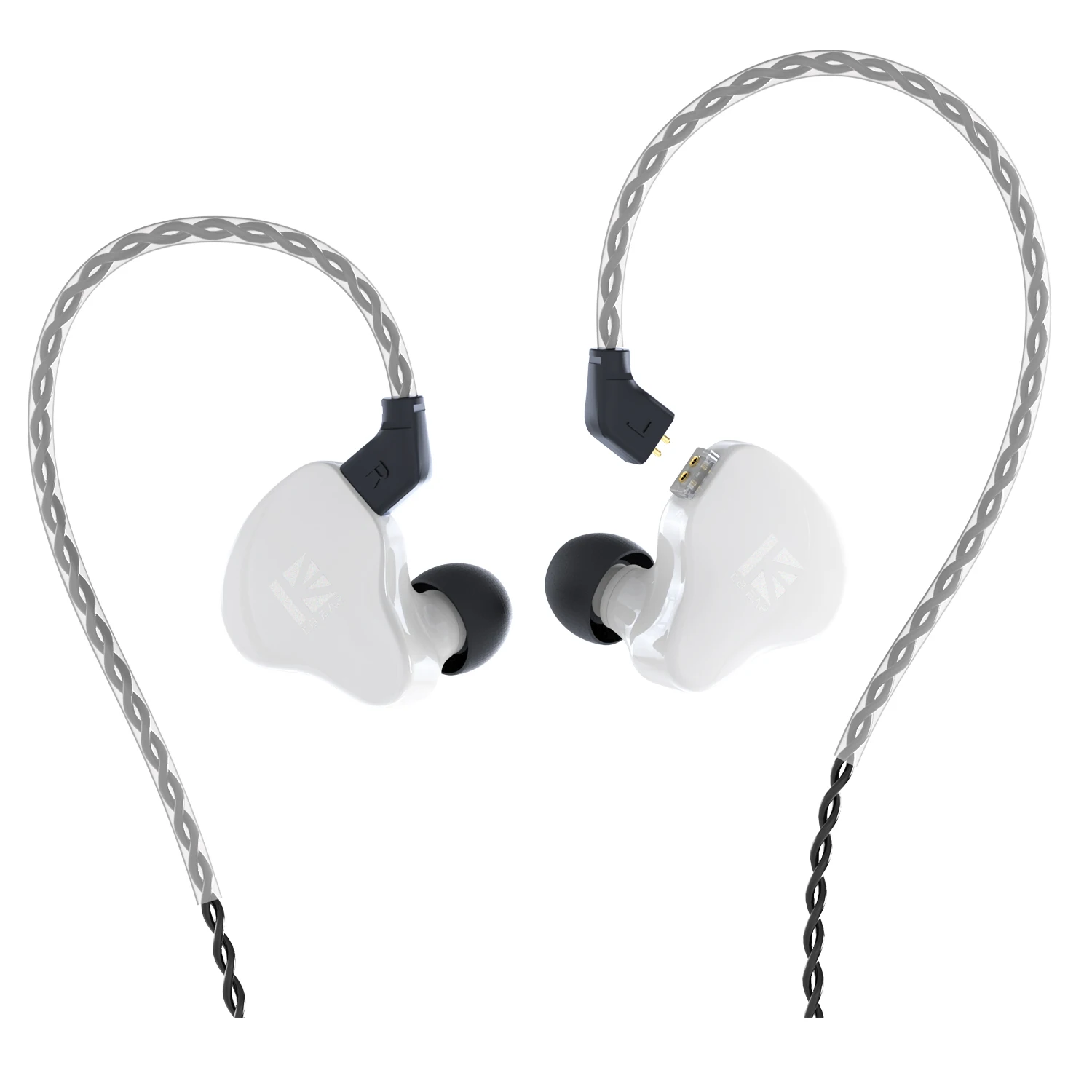 

Наушники-вкладыши KBEAR KS1, Hi-Fi, с двойной магнитной схемой, с одним динамическим драйвером, спортивные наушники с разъемом 3,5 мм TFZ KB06 KB04