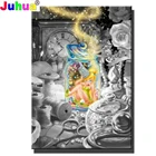 Алмазная 5D картина сделай сам, полноразмернаякруглая вышивка мультяшный эльф, вышивка крестиком, подарок для девушки, домашний декор, подарок