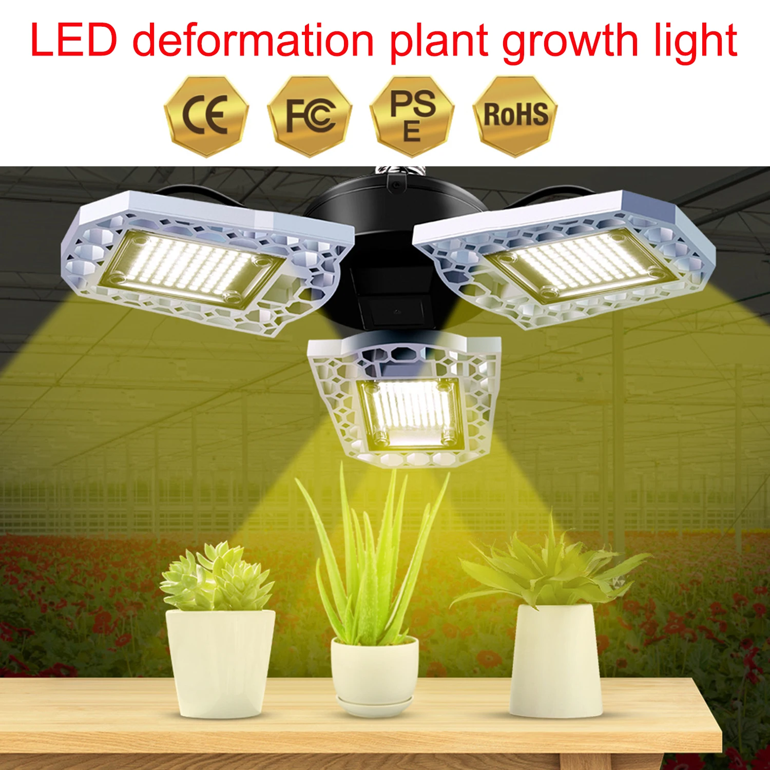 

LED Phyto Lamp E27 100W 200W 300W Full Spectrum LED Grow Light Plant Bulb AC100-277V Indoor Seedlings Flower Grow Tent Box IP65