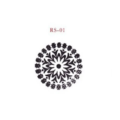 RS-01 1 шт. винтажный цветочный узор Круглый Деревянный резиновый штамп для скрапбукинга DIY Фото трафареты для альбома ремесло штампы подарок - Цвет: RS-01