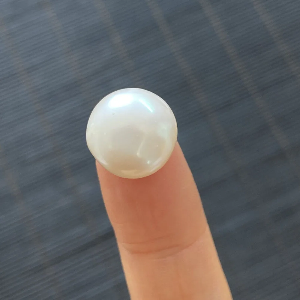 Натуральный пресноводный жемчуг плоские непористые бусины пуговицы круглые DIY