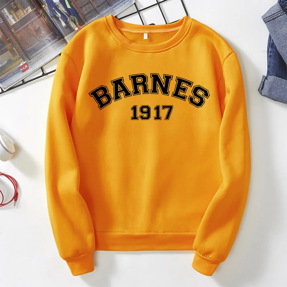 

Barnes 1917 Sweatshirt for Women Cool Superhero Bucky Barnes Sweatshirts Tv Show WS Inpired Sebastian Stan Hoodies for Teenage