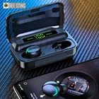 Наушники-вкладыши TWS Bluetooth 5,0 наушники зарядным устройством Беспроводной наушники 9D стерео спортивные Водонепроницаемый гарнитуры С микрофоном