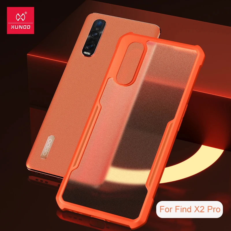 

XUNDD Shockproof Case For OPPO Find X2 Pro Case Transparent Cover Protective Airbag Bumper Soft Shell For OPPO FindX2 Back Cover