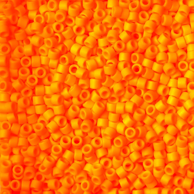 

FAIRYWOO 5 Grams/Bag Delica Miyuki Bead DB1583 Matte Light Orange Bead DIY Accessory Jewelry Making Kit Wholesale Seedbead 11/0