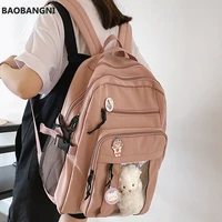 new summer nylon women rucksack female travel double shoulder backpack student school bag for teenager girls mochila