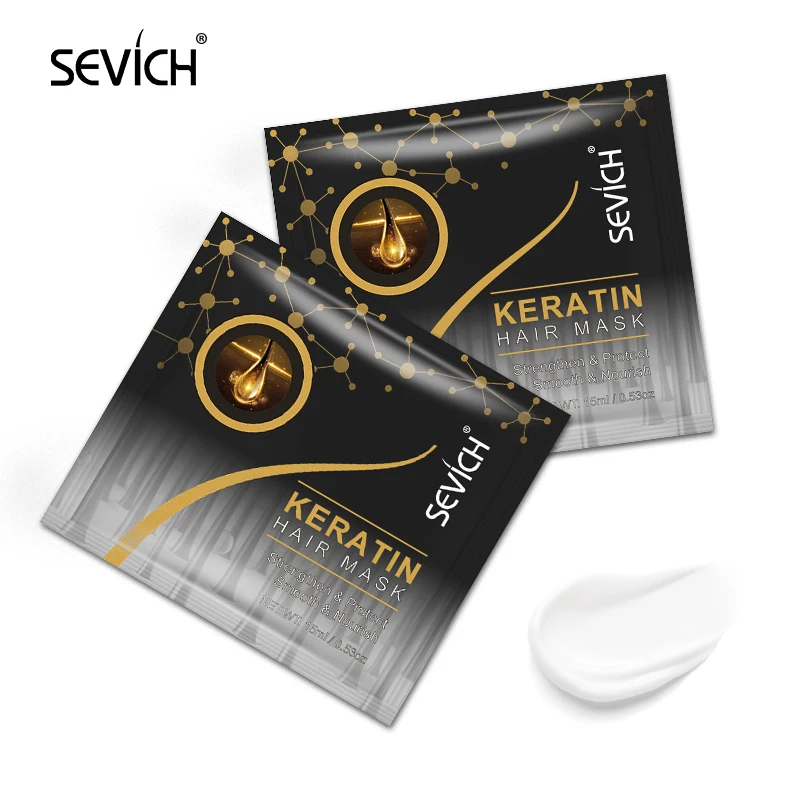 Sevich 5 шт./лот гидролизованная кератиновая маска для лечения волос укрепляющая и