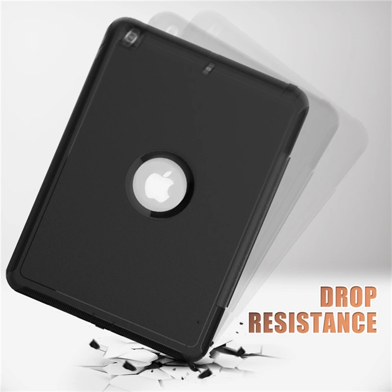 Чехол для iPad 7 2019 чехол карандаш apple 10 2 дюйма детский противоударный тяжелый ТПУ