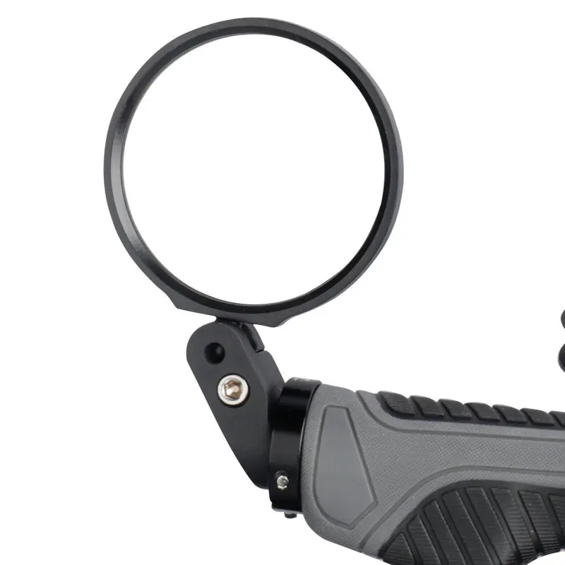 Bicicletta 1PC specchio universale sinistro destro montaggio acrilico convesso o lente piatta vista posteriore vista riflettore angolo regolabile