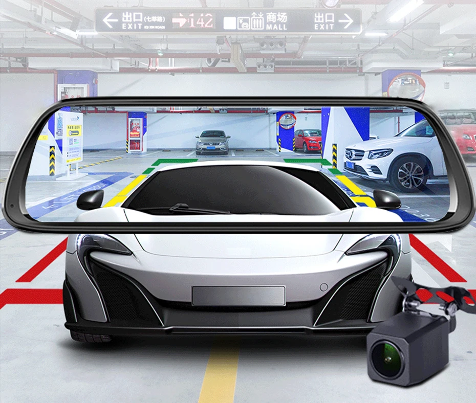 QUIDUX 4G ADAS Автомобильный видеорегистратор Камера 1" Android 8,1 поток медиа зеркало заднего вида FHD 1080P WiFi gps видеорегистратор Регистратор Видео Регистратор