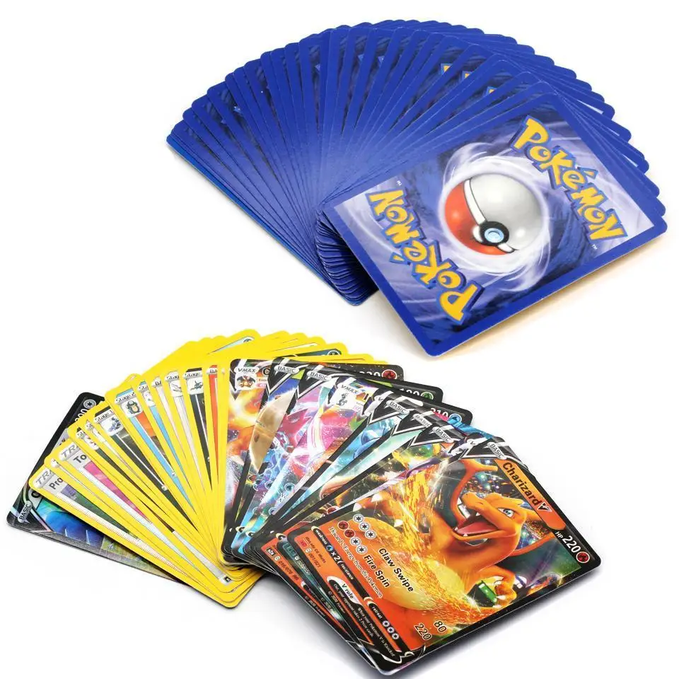 

54Pcs Pokemon Card Shining Fates Trade Game Battle Cards Collection Collectable Box Trading Card Game Pokemon Card Kids Toys