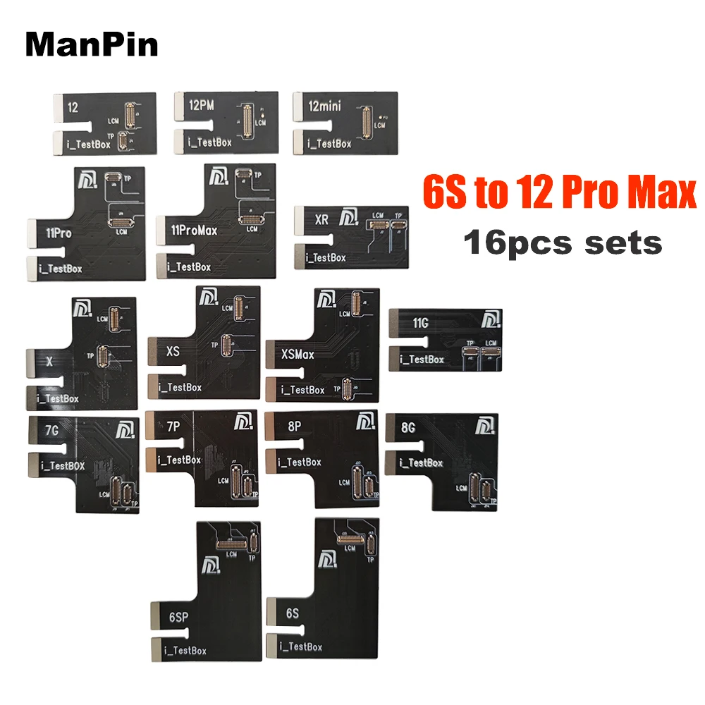 

New Flex Cable For iPhone 12 Pro MAX Mini 11 XS X 8 7 6S Plus DL S200 LCD Screen Tester Ambient Light Sensor True Tone 3D Touch