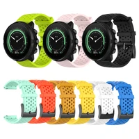 24mm athletic silicone strap for suunto spartan sport suunto spartan sport wrist hrbaro band for suunto 9 d5 replace watchband