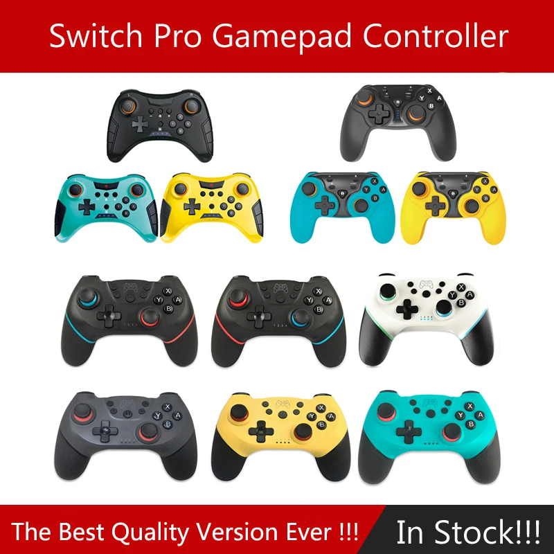 

Wireless Bluetooth Gamepad For Nintend Switch Pro NS-Switch Pro Game Joystick Controller For Switch Console with 6-Axis Handle