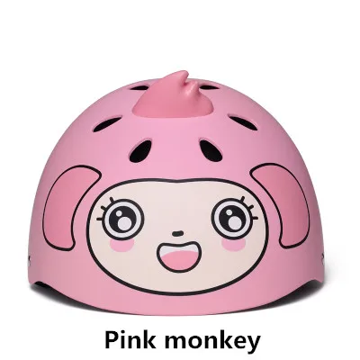 Pink monkey Xiaomi велосипедный Смарт флэш шлемы матовый для мужчин и женщин шлем задний светильник горная дорога скутер Интегрально литой электромобиль - Цвет: Pink monkey