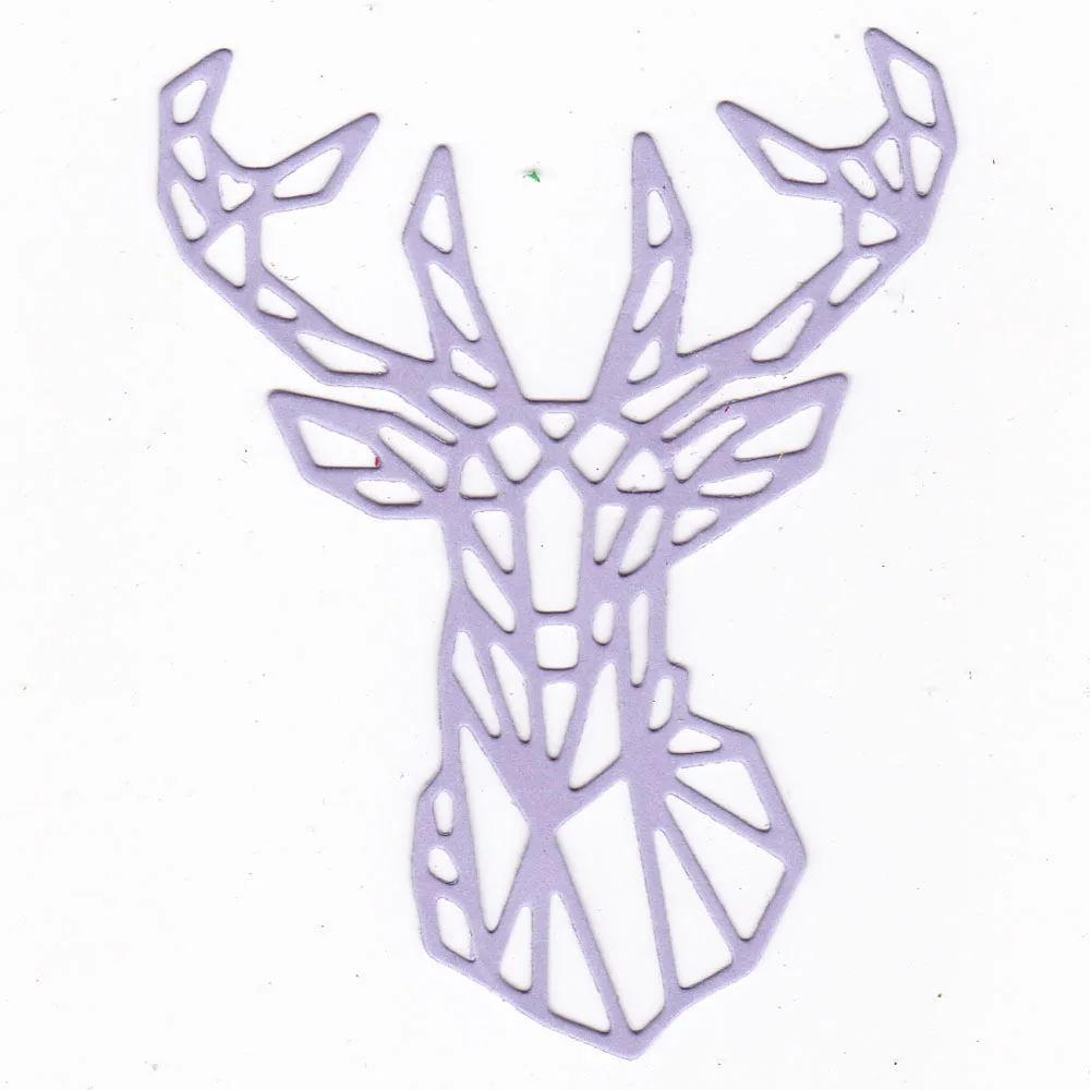 Рождество олень металла резки Скрапбукинг Ремесло голова оленя штампы альбом