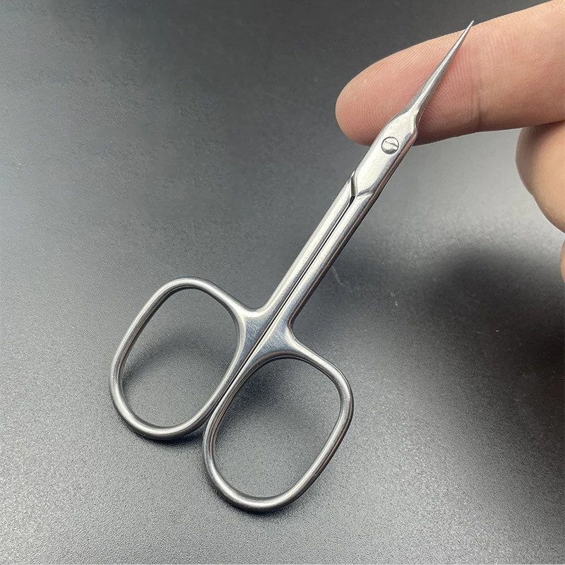 Ножницы для маникюра с изогнутым кончиком из нержавеющей стали | Красота и