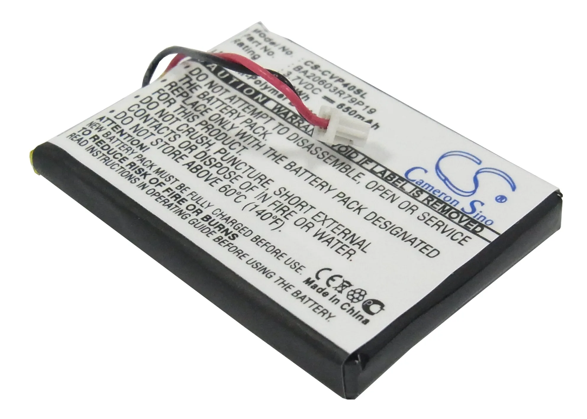 Аккумулятор Cameron Sino 650mAh Для креативного DAP FL0040 V Plus Zen BA20603R79919|Цифровые