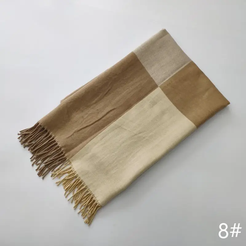 

Shawl Ladies Autumn Winter Scarf Women European American Style Double-sided Color Matching Imitation Cashmere All-match Warmth