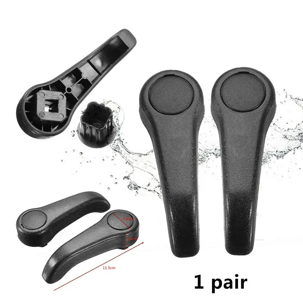 Черный рычаг регулировки сиденья 2 шт. запчасти для ручек аксессуары Renault Clio