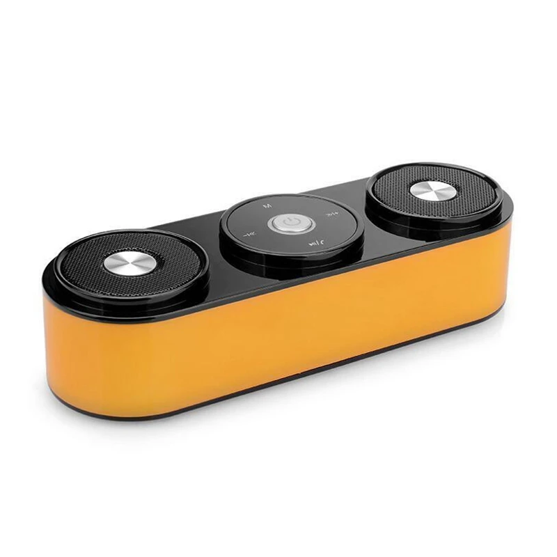 Уникальный внешний вид двойной динамик Интеллектуальный пресс Bluetooth