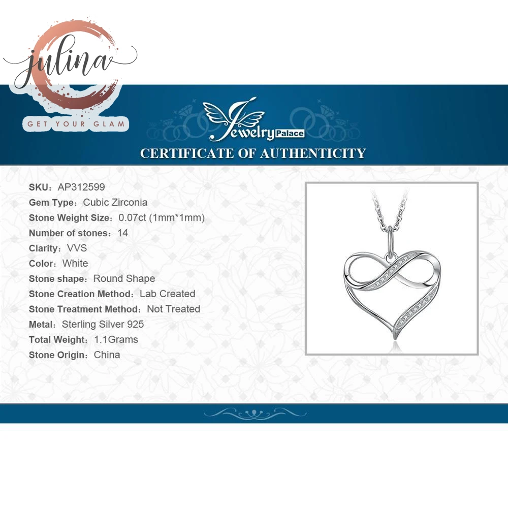 

Infinity Love European Style High Quality Top Fashion Silver Pendant 925 Sterling Silver For Lover / no chain